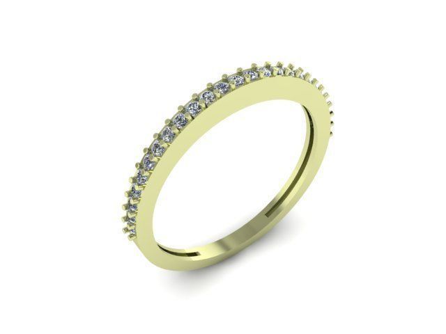 Diamond Ring  3D print model_1