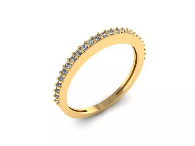 Diamond Ring  3D print model_0