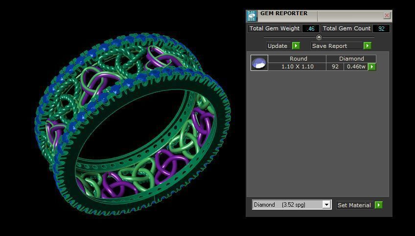 Rings 3D print model_5