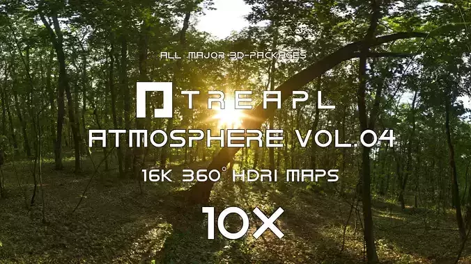 10X HDRI SKIES TREAPL ATMOSPHERE VOL04 - BUNDLE - 360 SKIES Texture