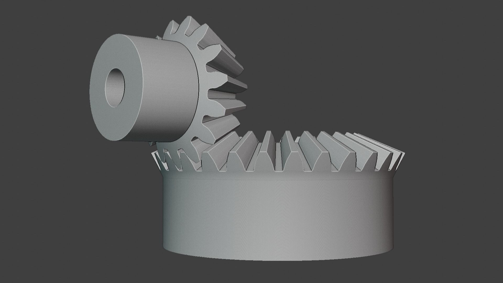 TRANSMISSION BEVEL GEAR SET 3M T15 T30 2 TO 1 RATIO  3D print model_2