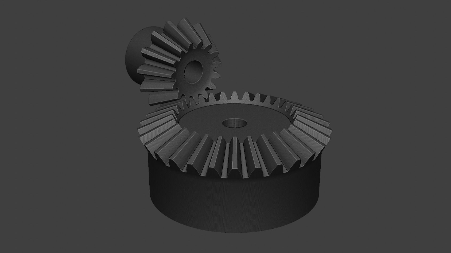 TRANSMISSION BEVEL GEAR SET 3M T15 T30 2 TO 1 RATIO  3D print model_4