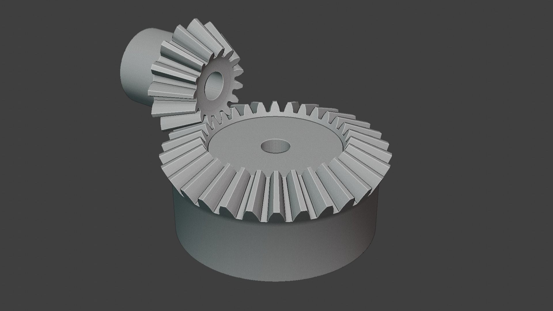 TRANSMISSION BEVEL GEAR SET 3M T15 T30 2 TO 1 RATIO  3D print model_1