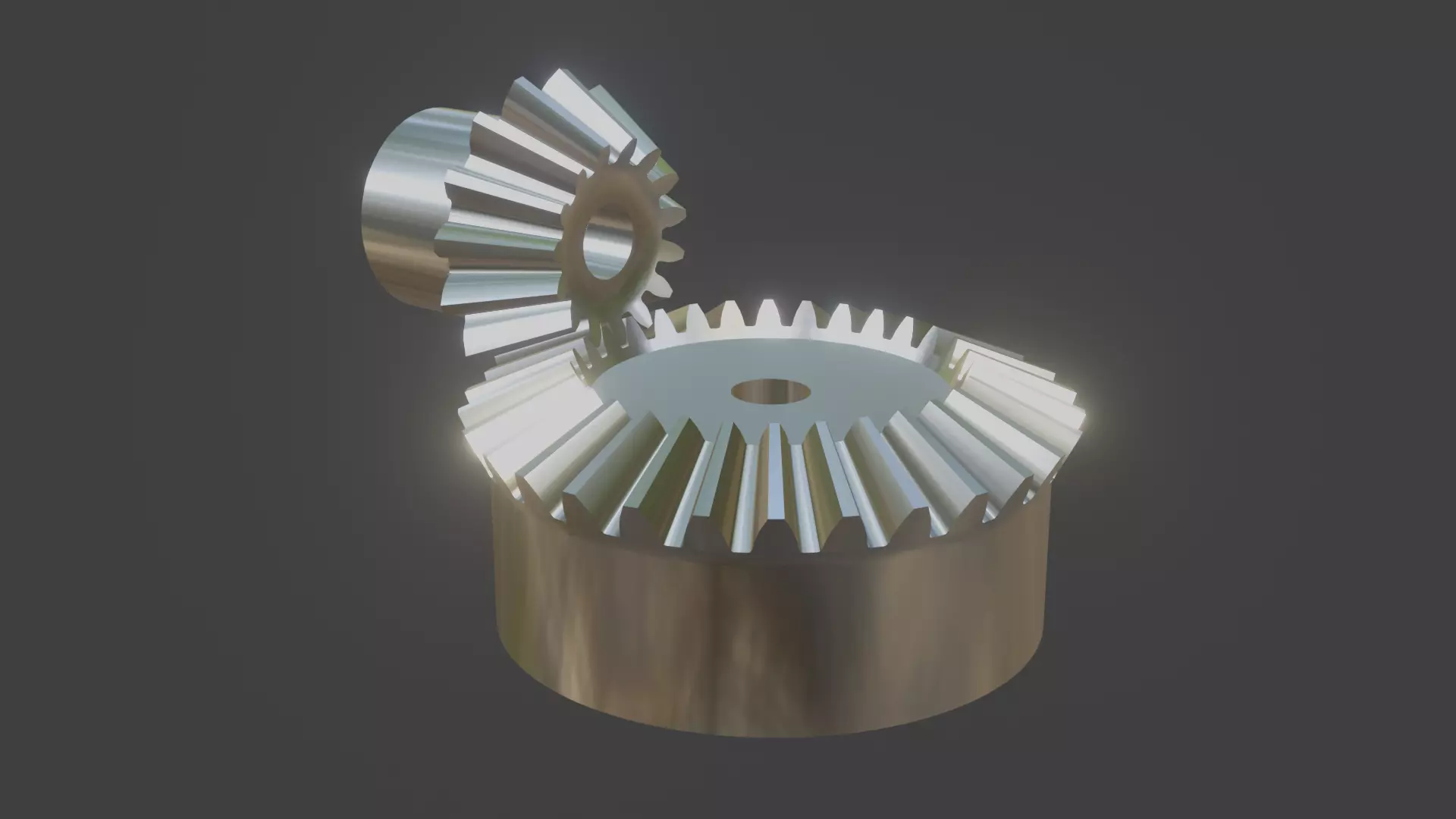 TRANSMISSION BEVEL GEAR SET 3M T15 T30 2 TO 1 RATIO  3D print model_0
