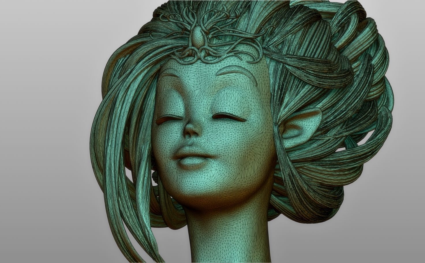 LA REINA - the queen 3D print model_23
