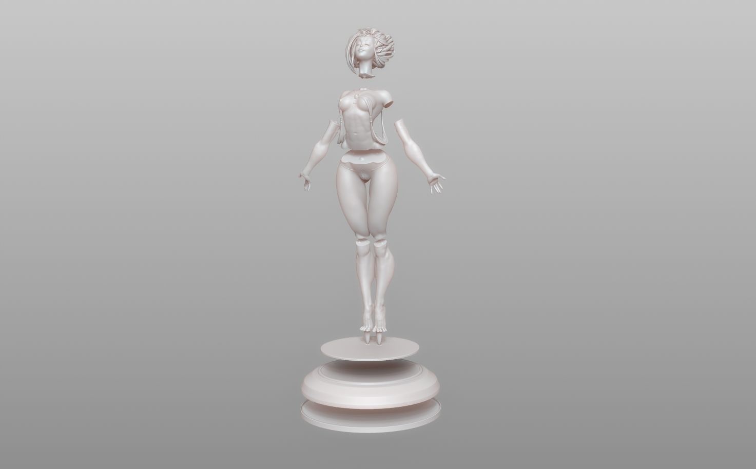LA REINA - the queen 3D print model_12