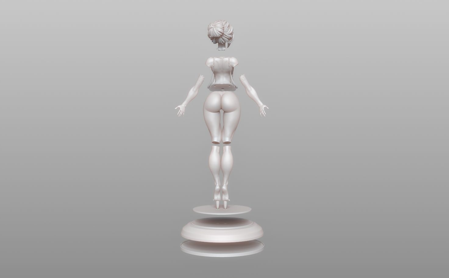 LA REINA - the queen 3D print model_10