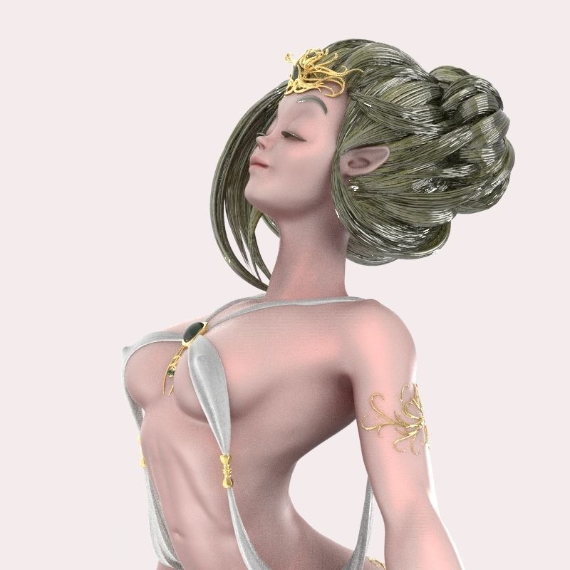 LA REINA - the queen 3D print model_6