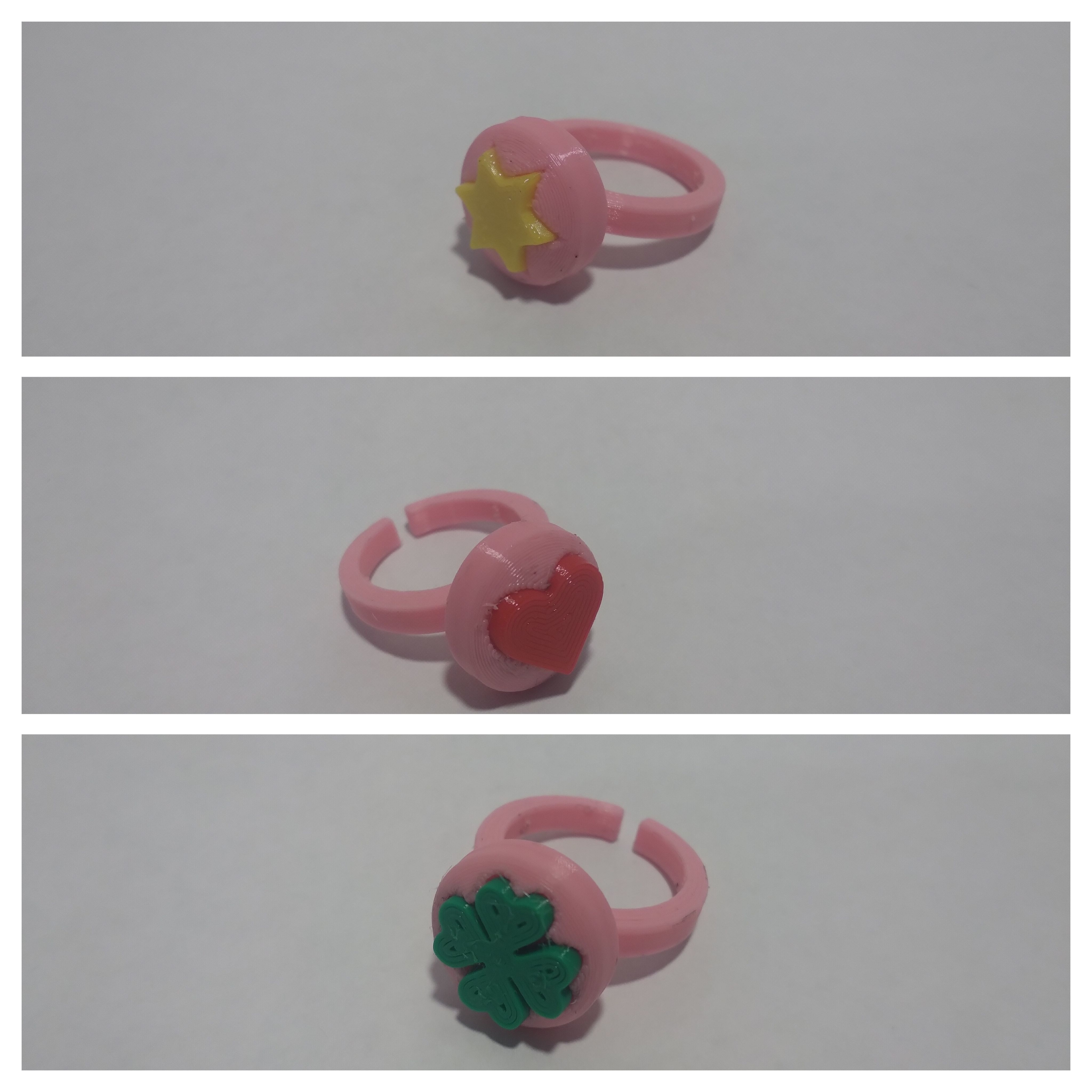 Toy ring collection 3D print model_1