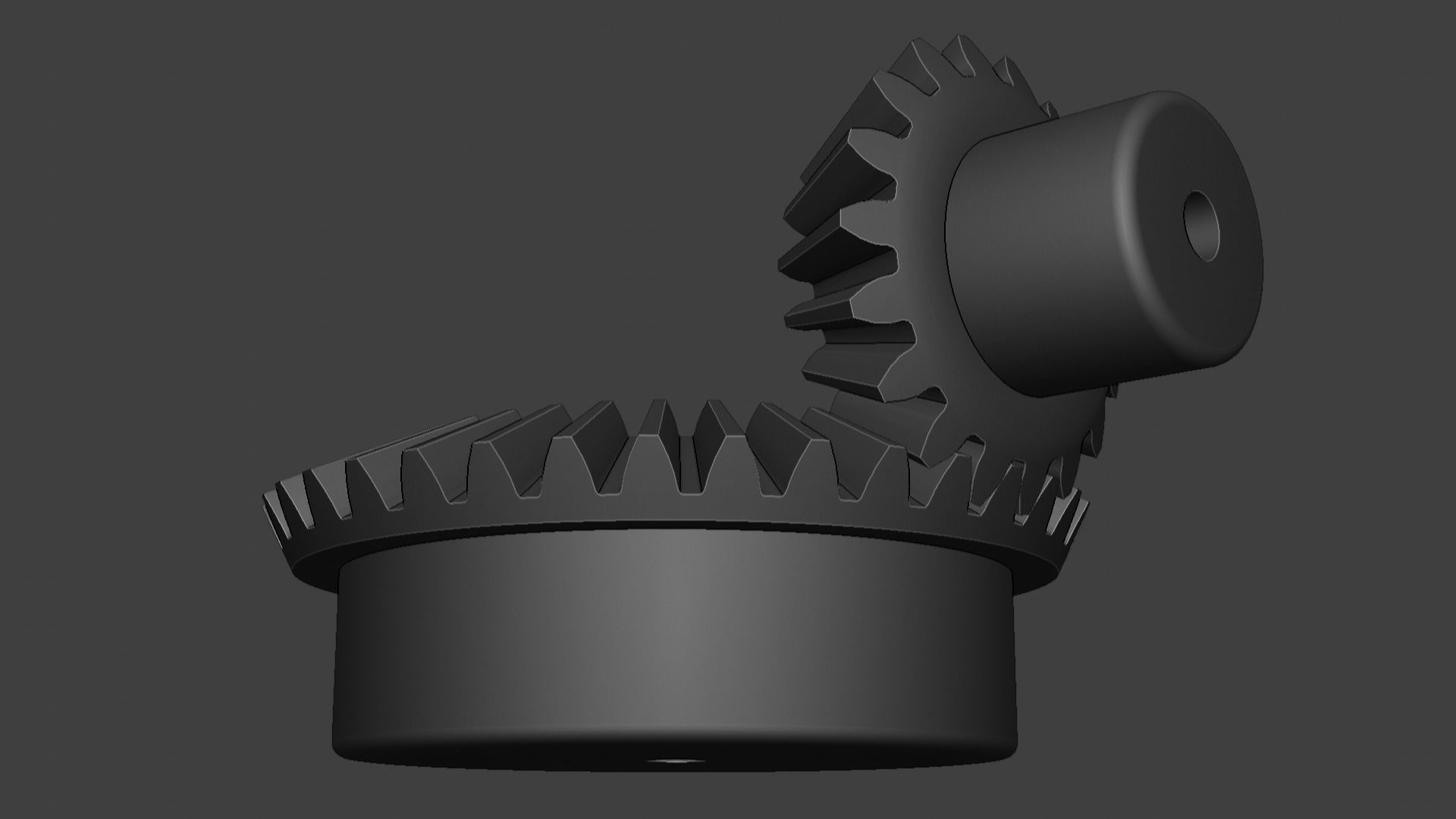3M BEVEL SPUR GEAR SET 3M T18 T36 3D print model_2