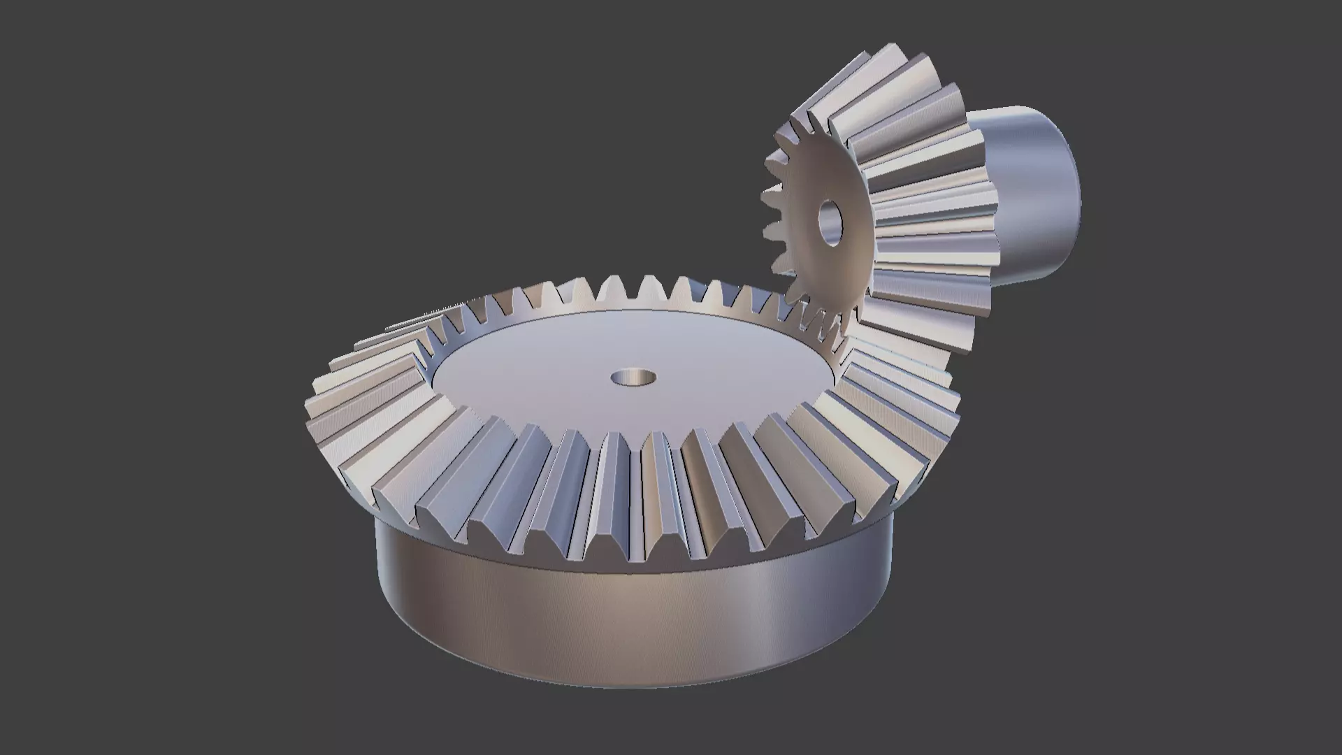 3M BEVEL SPUR GEAR SET 3M T18 T36 3D print model_0