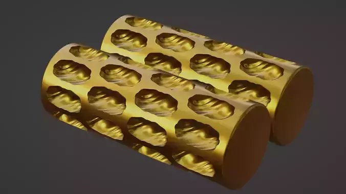 Twist drop candy roller set Thomas Mills  3D print model