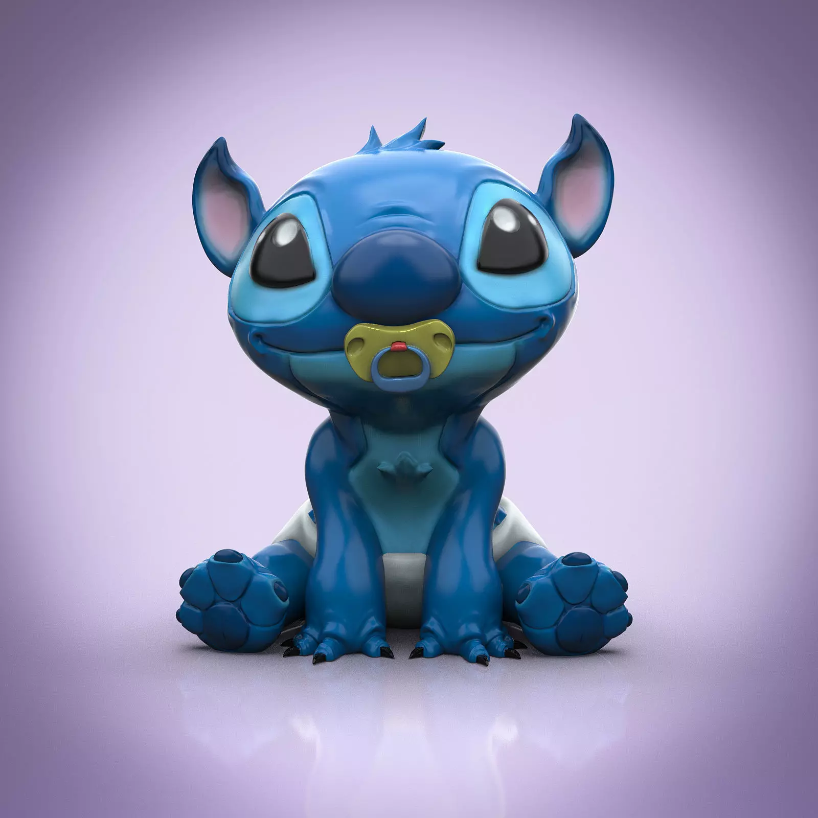 Baby Stitch 3D print model_0