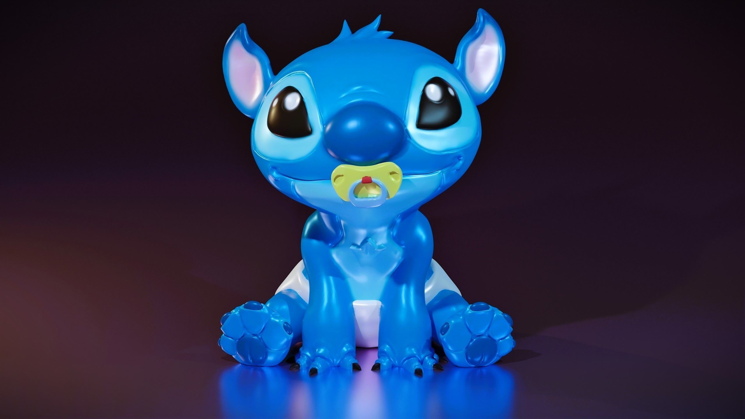 Baby Stitch 3D print model_6
