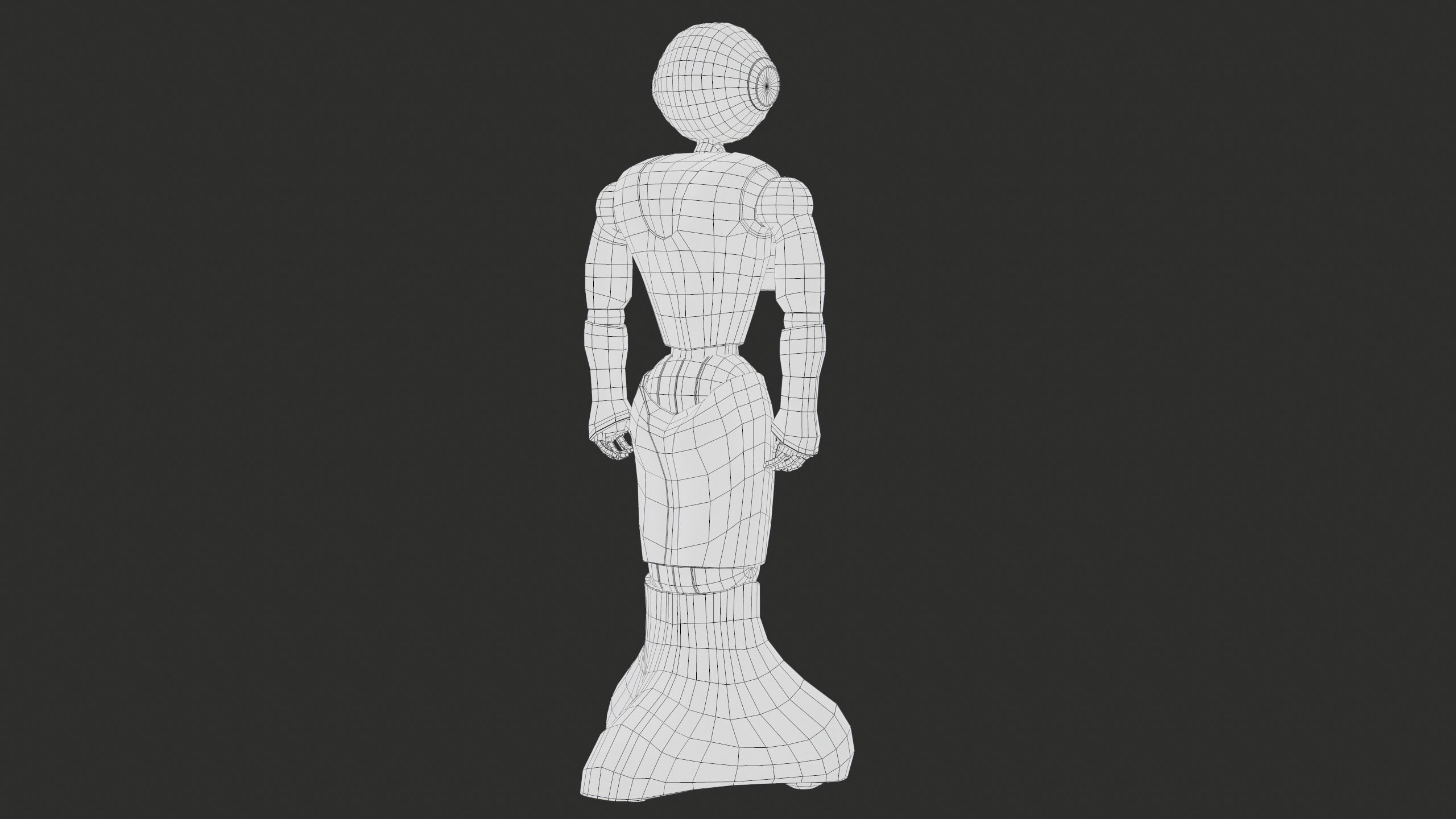 Robot Pepper PBR Gameready Low-poly 3D model_22