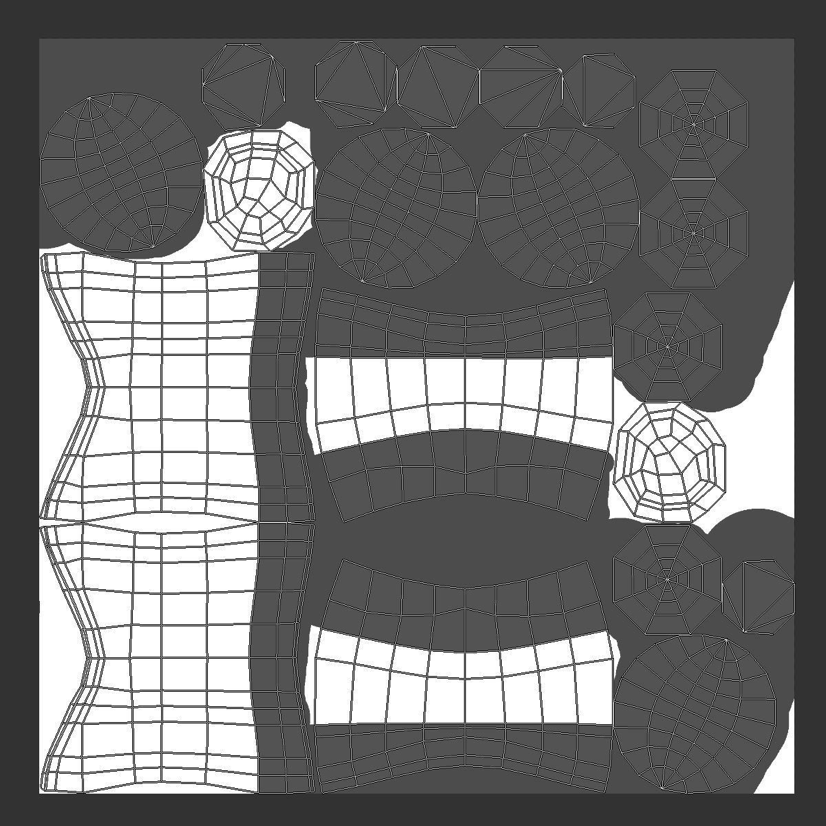 Robot Pepper PBR Gameready Low-poly 3D model_31