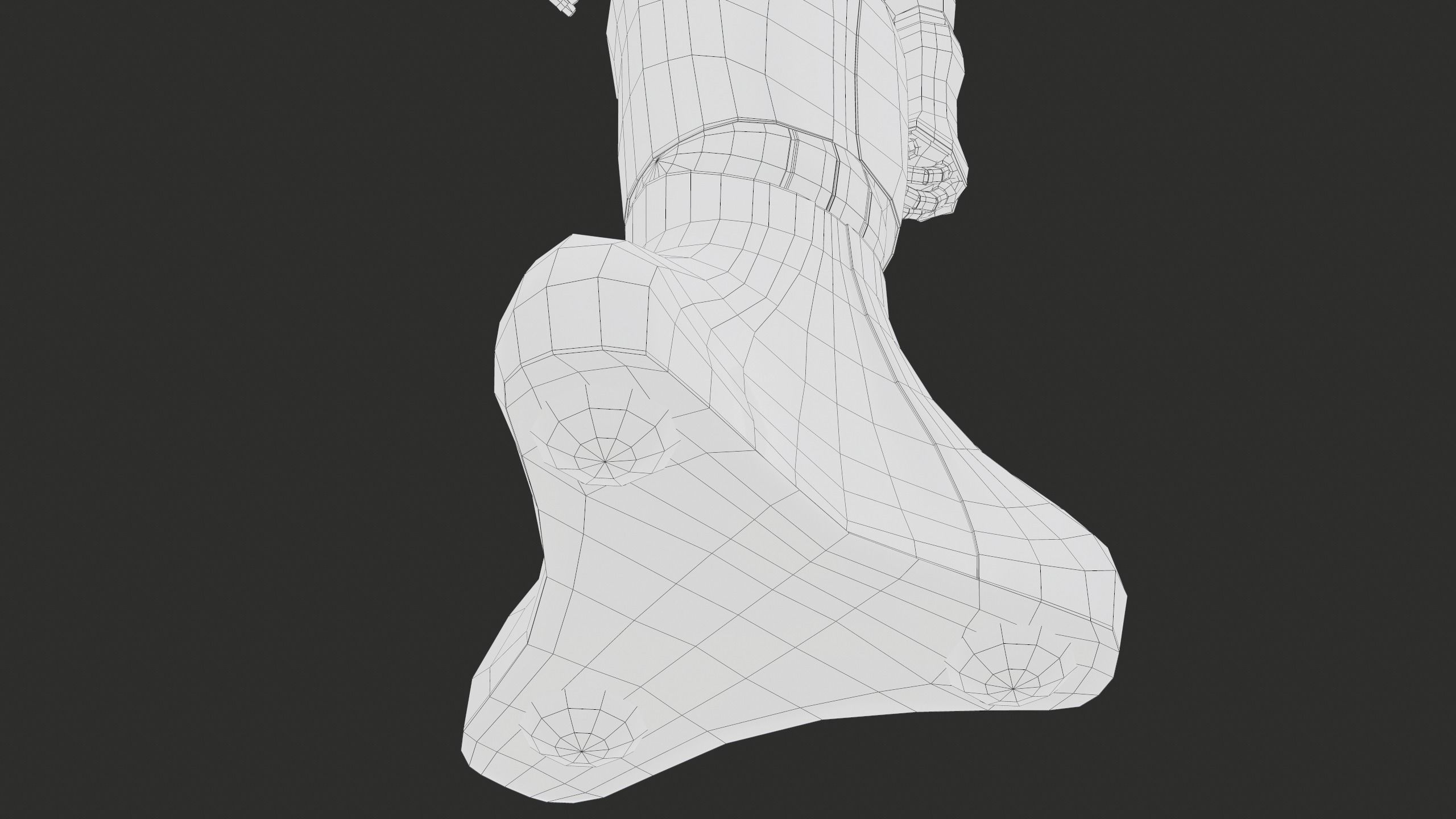 Robot Pepper PBR Gameready Low-poly 3D model_28