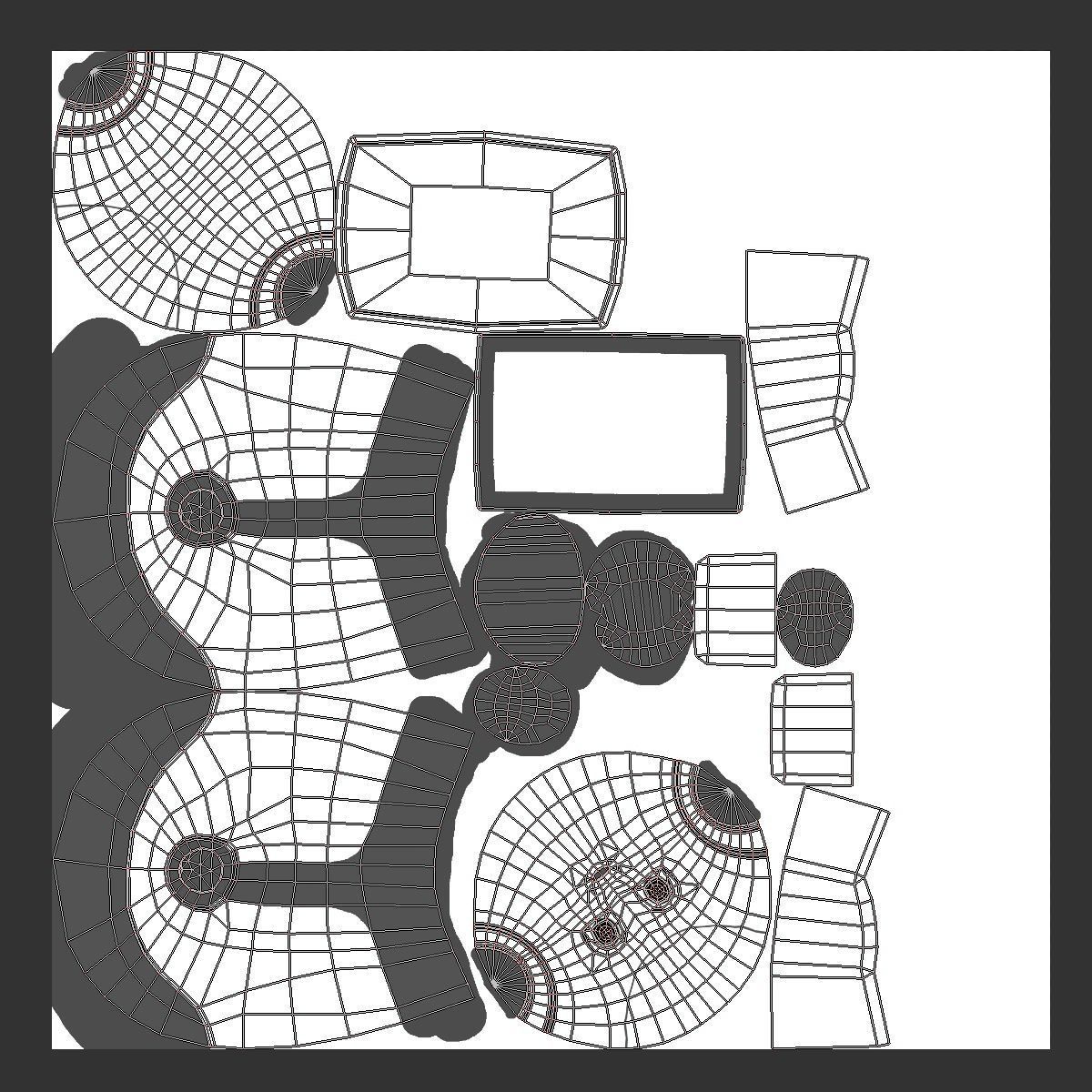 Robot Pepper PBR Gameready Low-poly 3D model_29