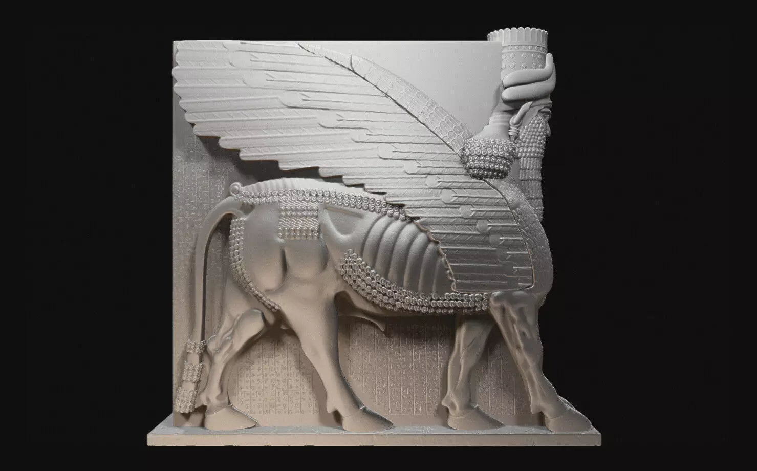 LAMASSU WINGEDBULLOFNINEVEH 3D model_0