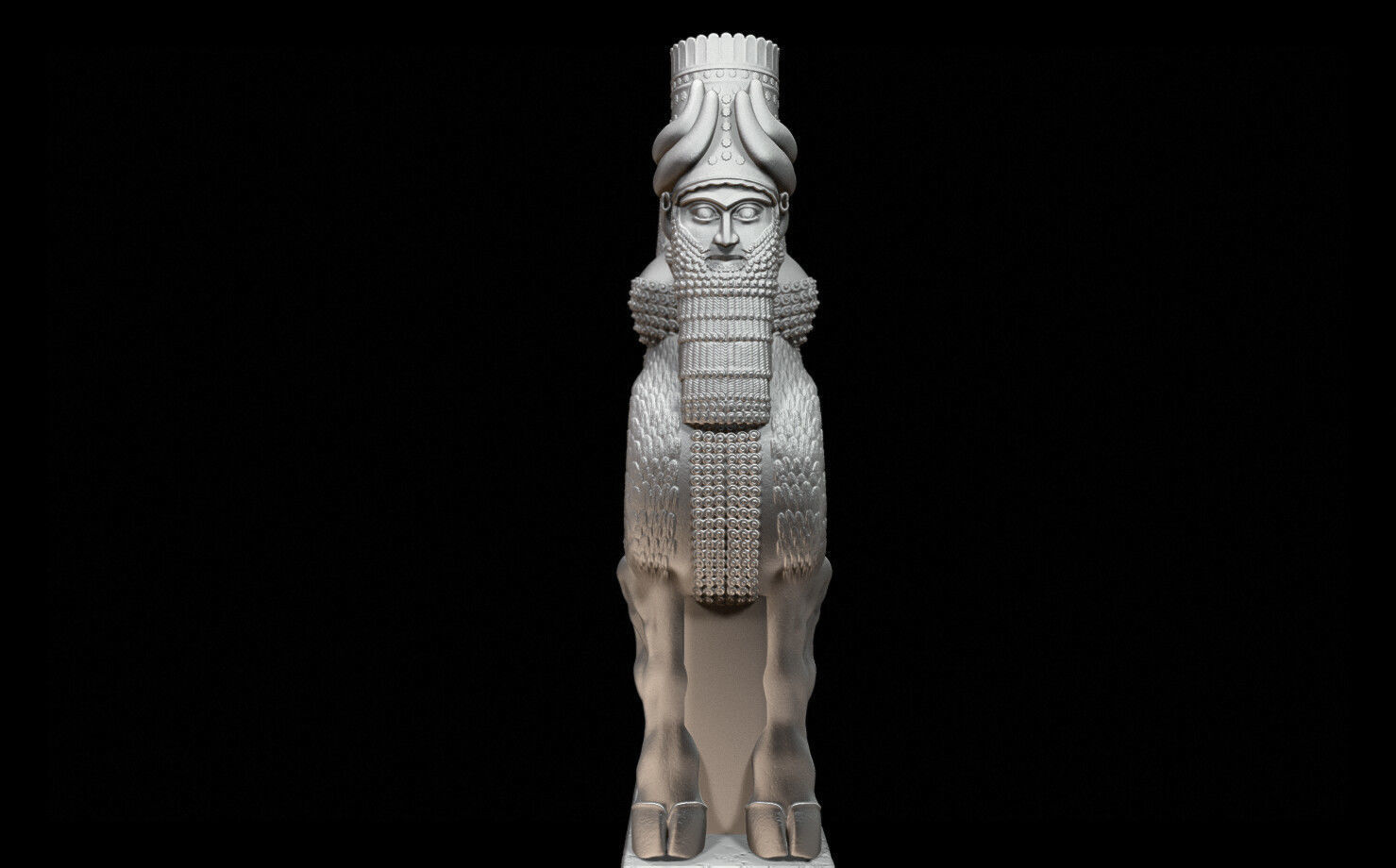 LAMASSU WINGEDBULLOFNINEVEH 3D model_2