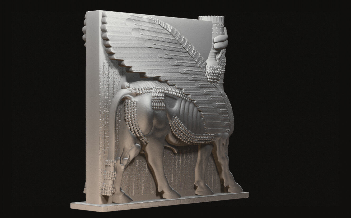 LAMASSU WINGEDBULLOFNINEVEH 3D model_1