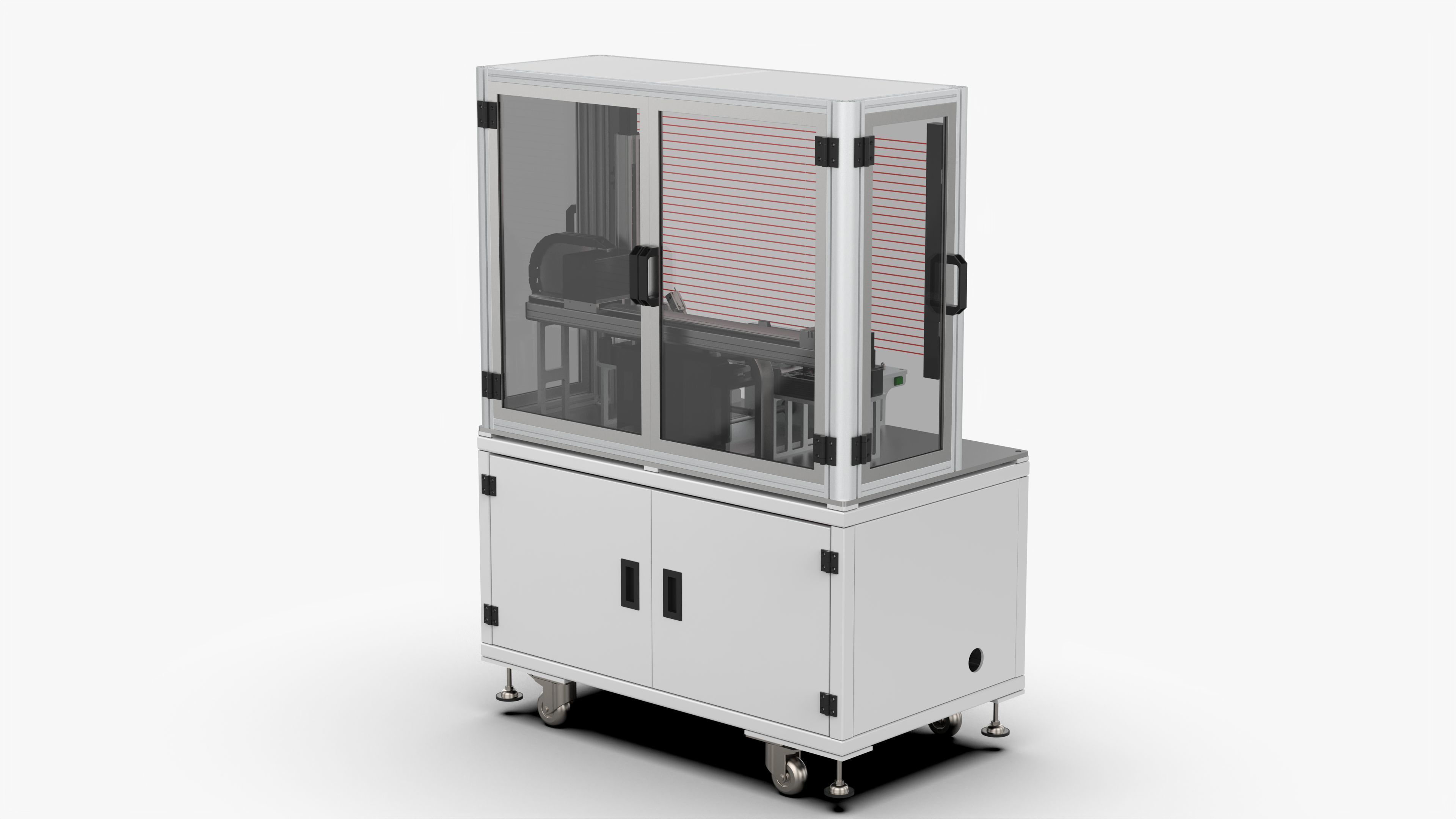 Semi Automatic Turning Machine 3D model_2