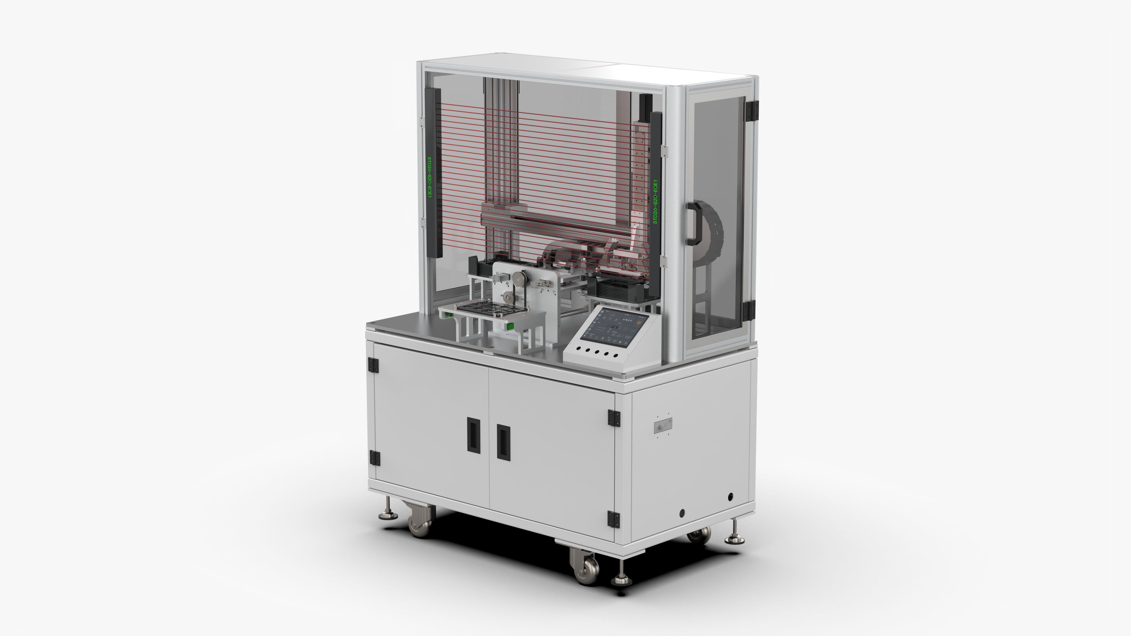 Semi Automatic Turning Machine 3D model_4