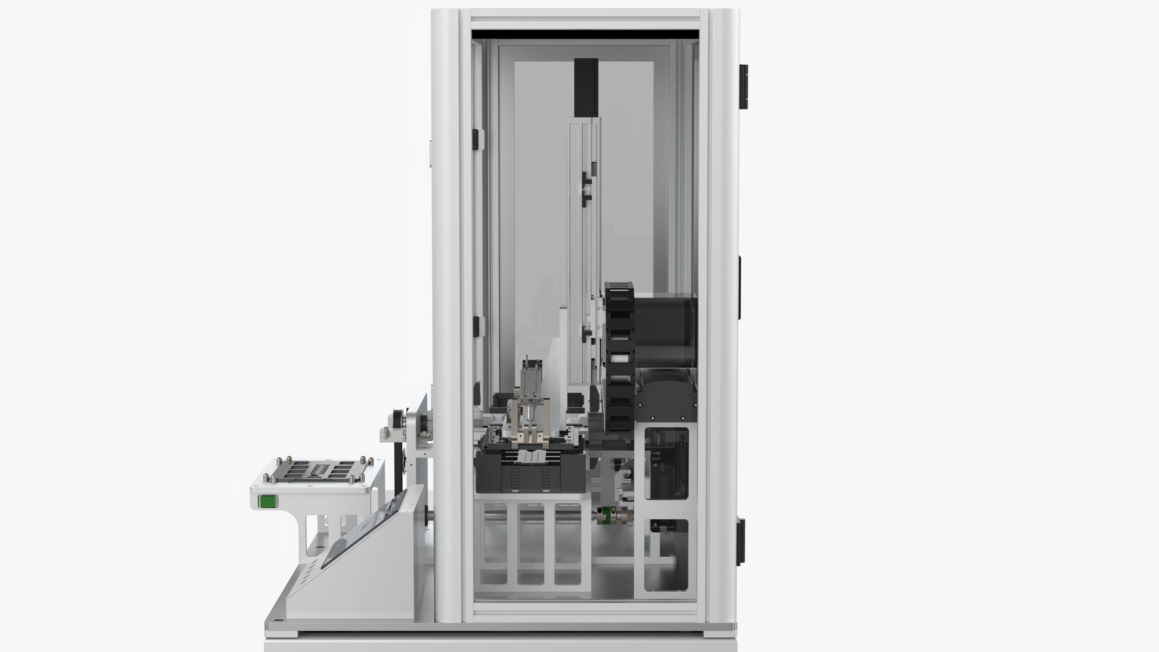 Semi Automatic Turning Machine 3D model_10