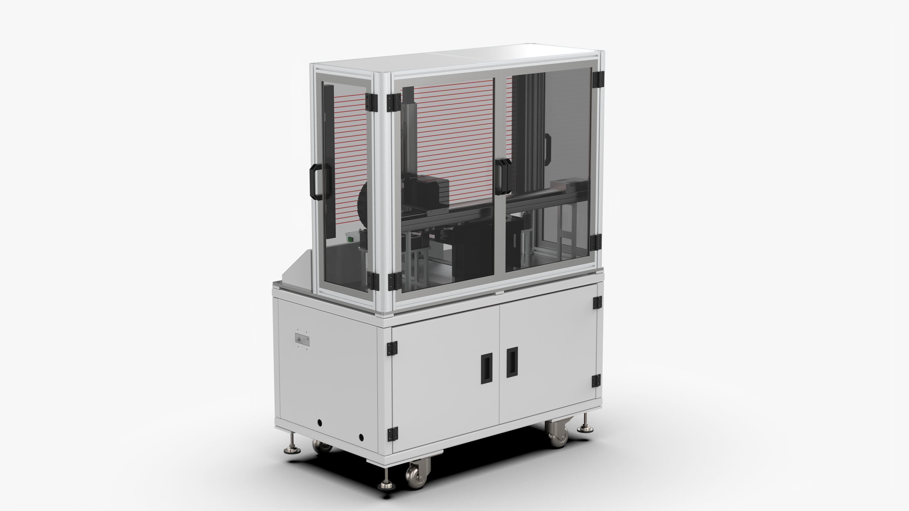 Semi Automatic Turning Machine 3D model_3