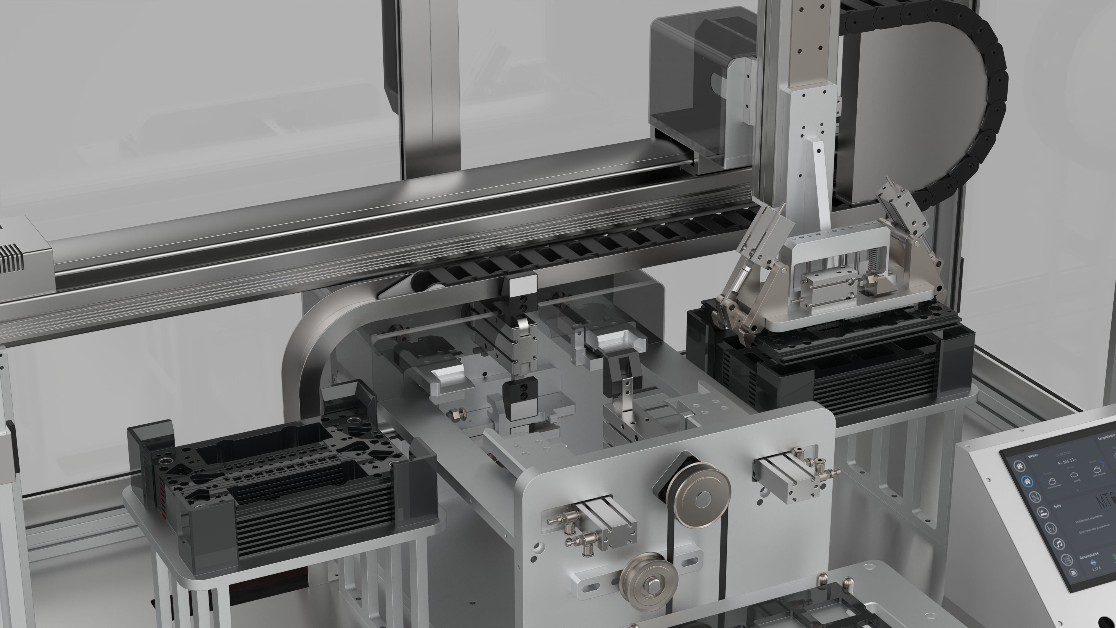 Semi Automatic Turning Machine 3D model_8