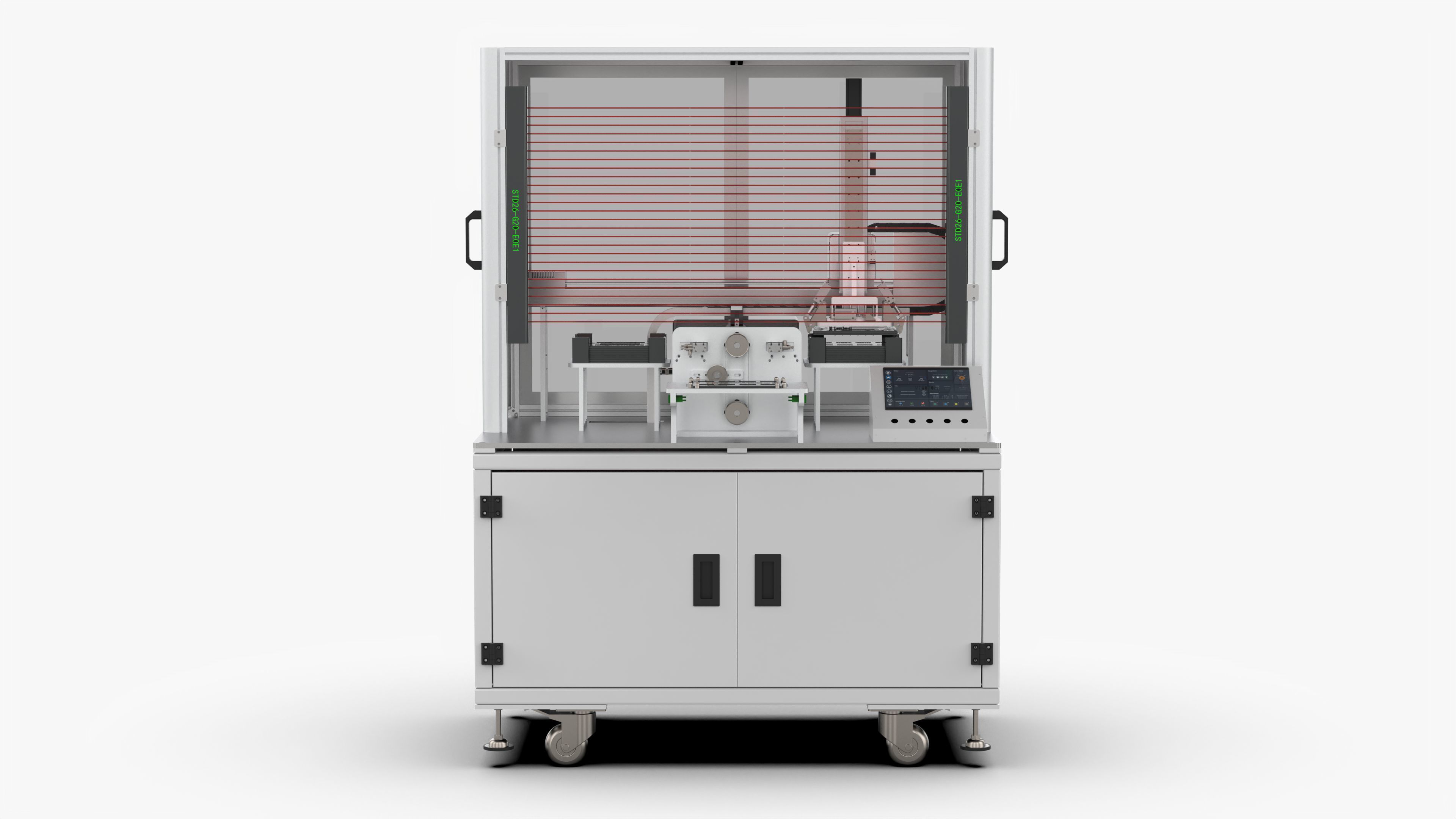Semi Automatic Turning Machine 3D model_5