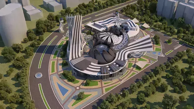 0150 - Nanotechnology Research Center - 2D Drawings-3D Files 3D model