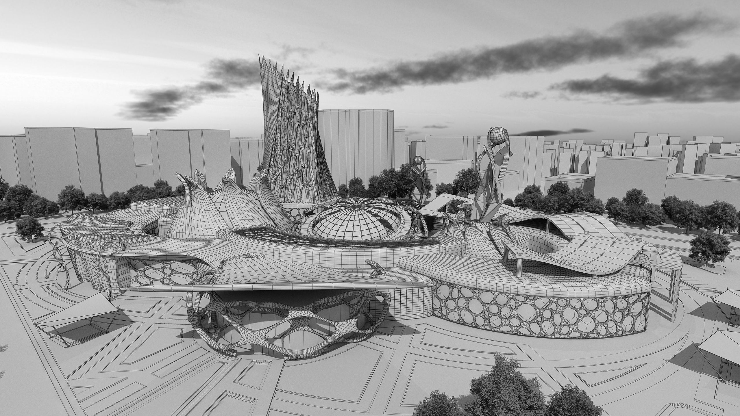 0150 - Nanotechnology Research Center - 2D Drawings-3D Files 3D model_22