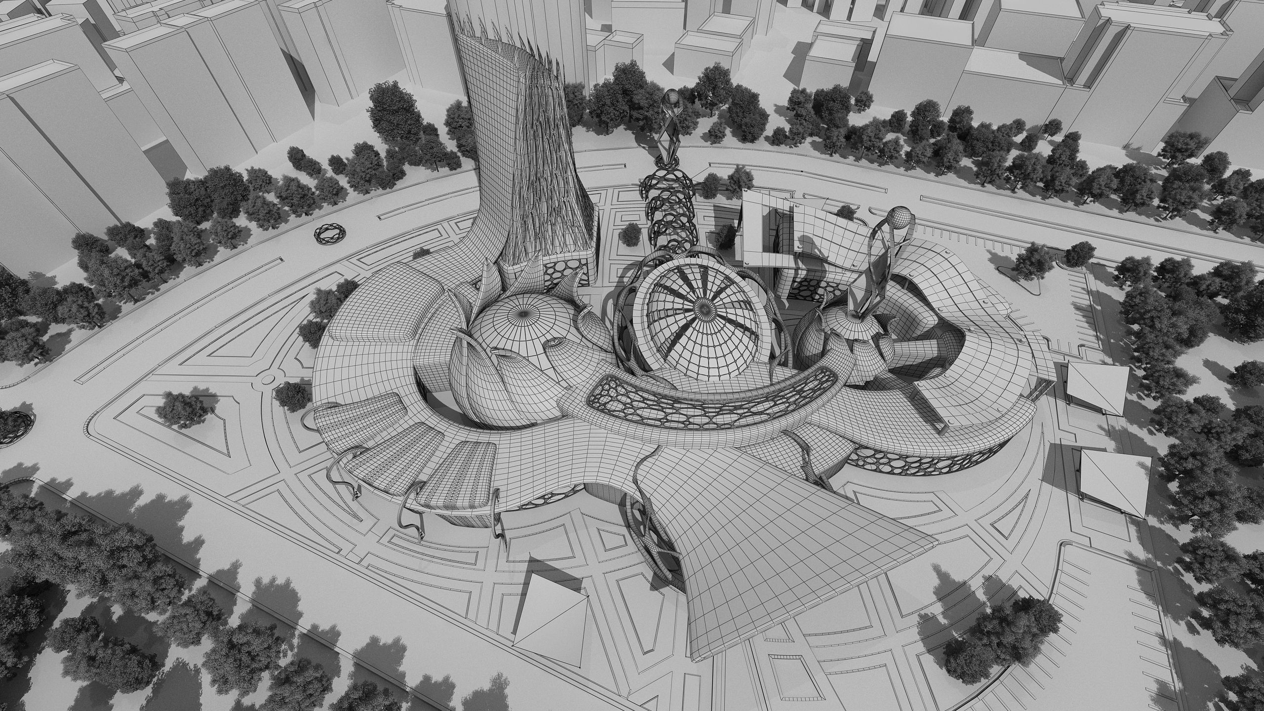 0150 - Nanotechnology Research Center - 2D Drawings-3D Files 3D model_18