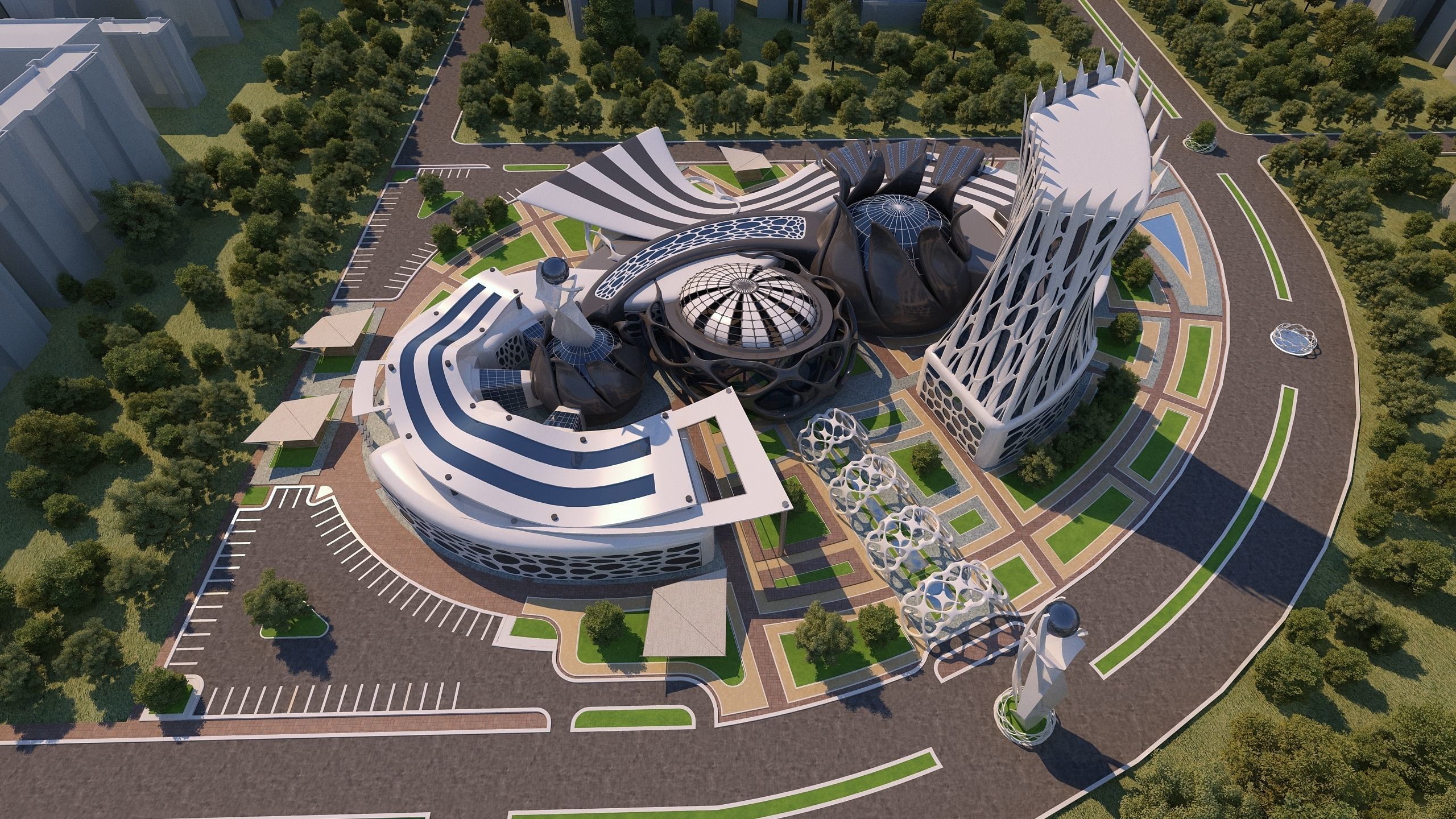 0150 - Nanotechnology Research Center - 2D Drawings-3D Files 3D model_6