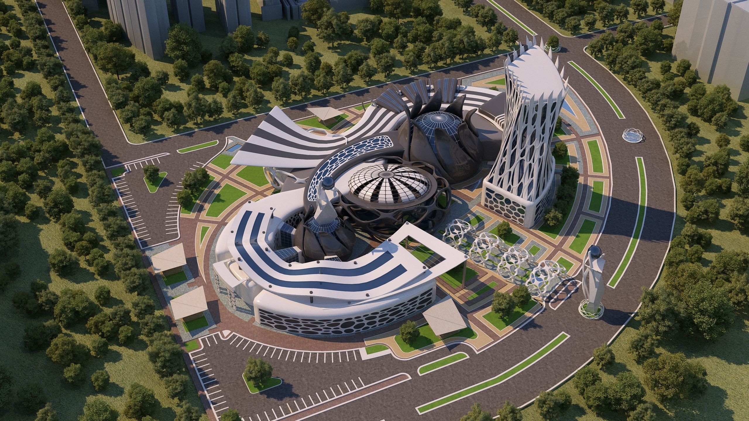 0150 - Nanotechnology Research Center - 2D Drawings-3D Files 3D model_1