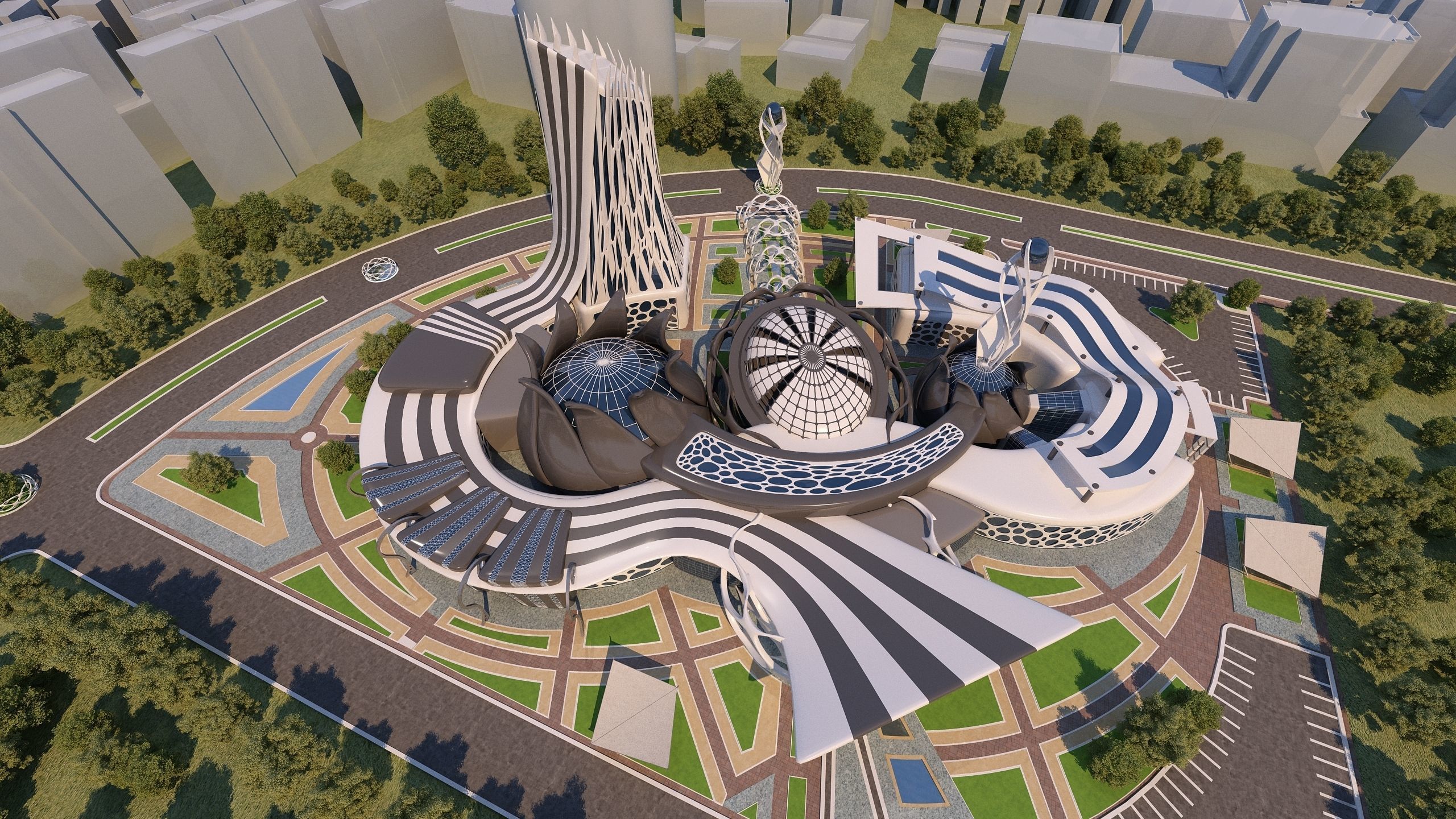 0150 - Nanotechnology Research Center - 2D Drawings-3D Files 3D model_5