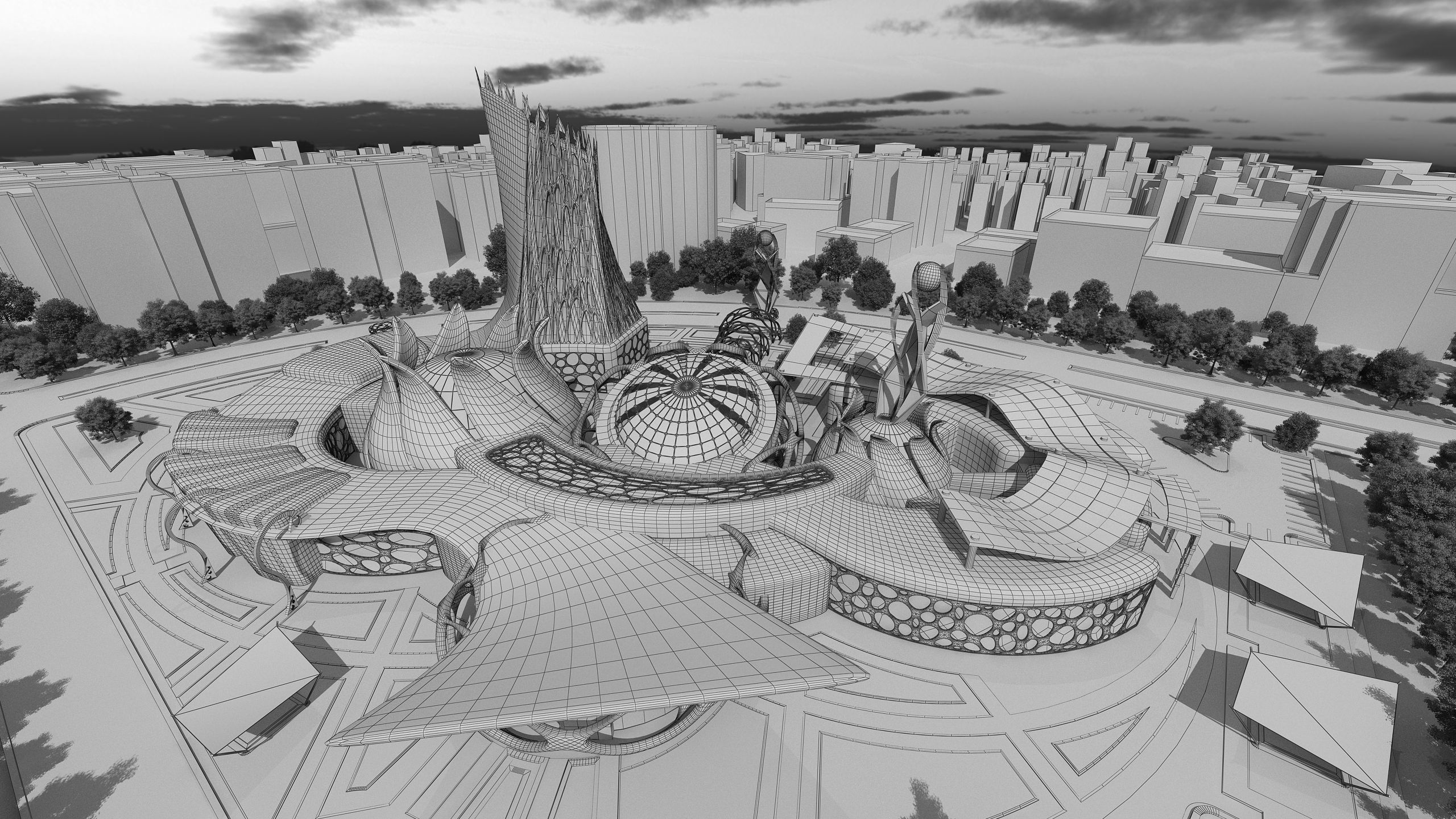 0150 - Nanotechnology Research Center - 2D Drawings-3D Files 3D model_16