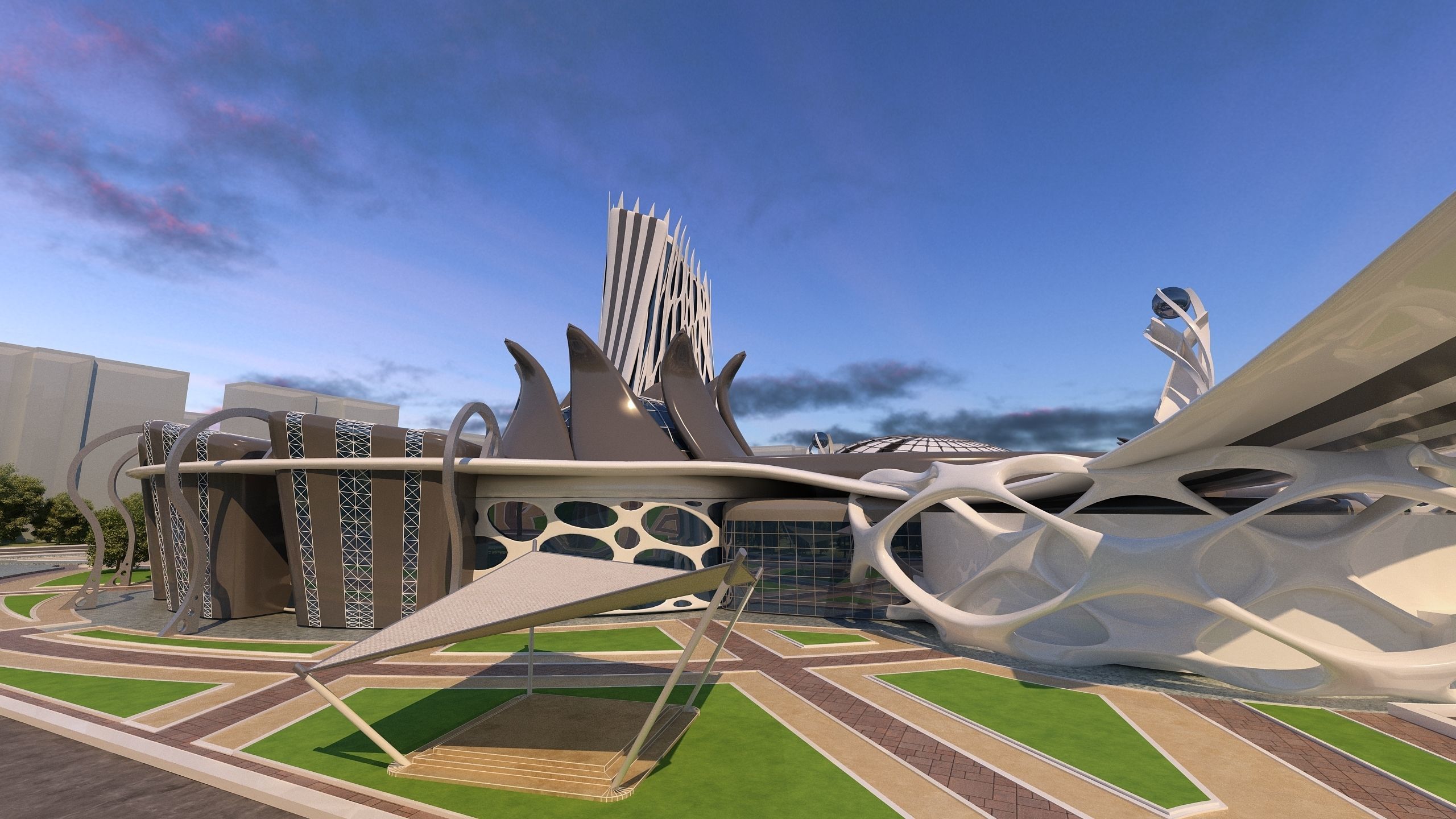 0150 - Nanotechnology Research Center - 2D Drawings-3D Files 3D model_12