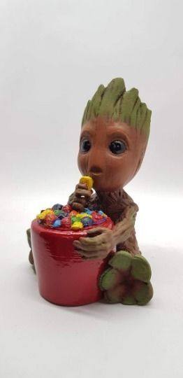 Sweet Groot Candy Planter - 3D Printable File 3D print model_2