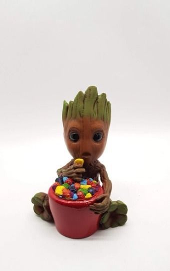 Sweet Groot Candy Planter - 3D Printable File 3D print model_7