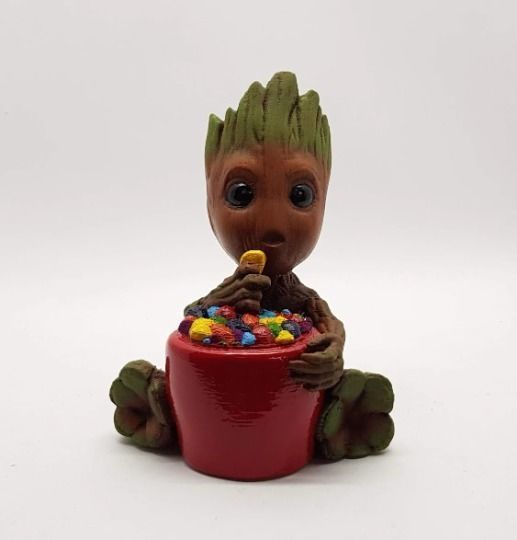 Sweet Groot Candy Planter - 3D Printable File 3D print model_1