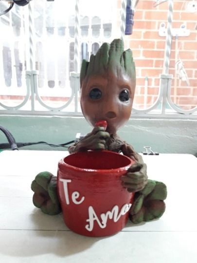 Sweet Groot Candy Planter - 3D Printable File 3D print model_4