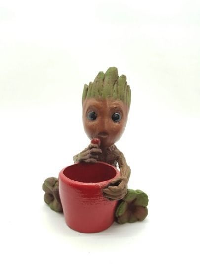 Sweet Groot Candy Planter - 3D Printable File 3D print model_12