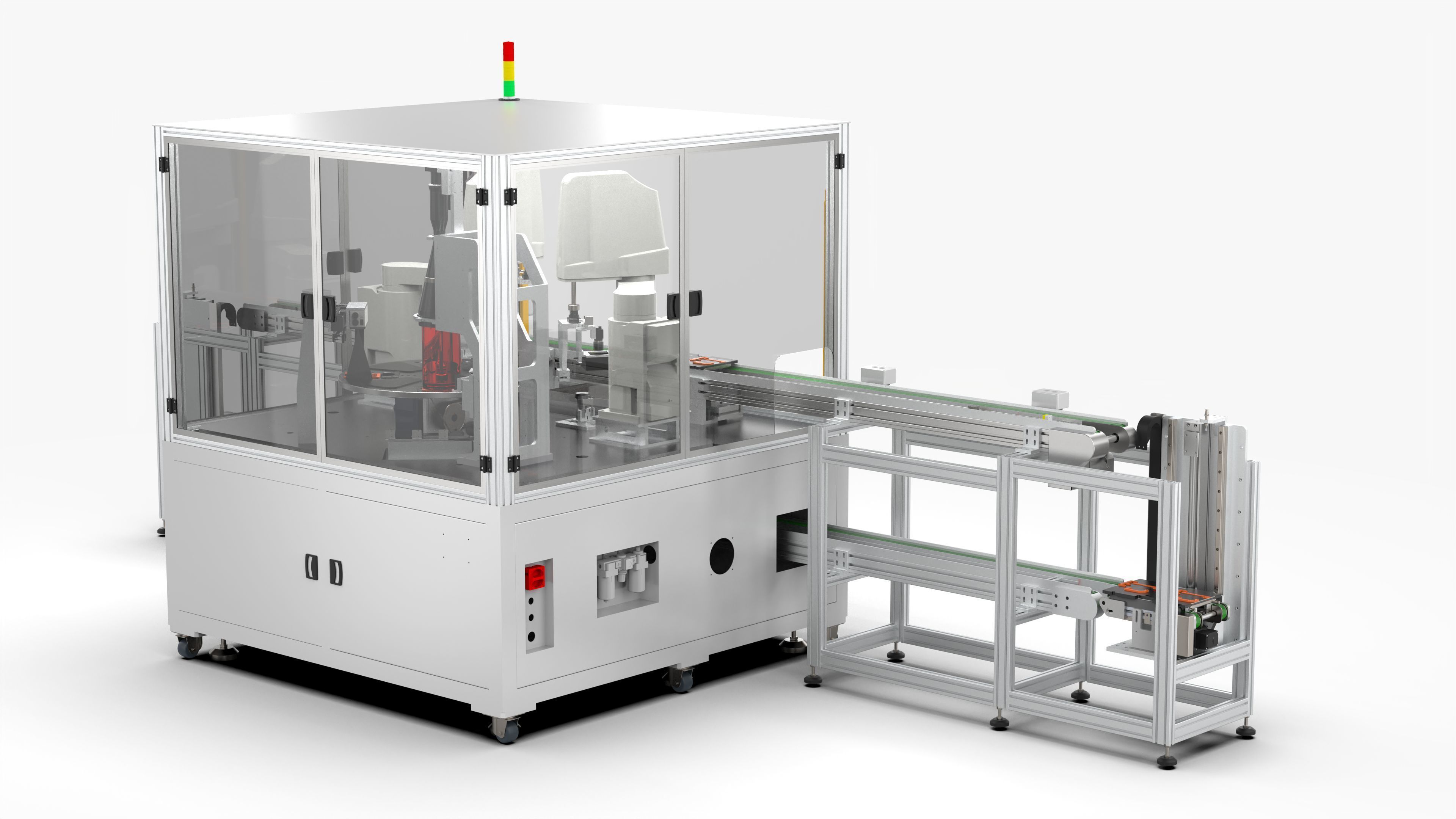 Automatic Mobile Phone Battery Testing Machine 3D model_3