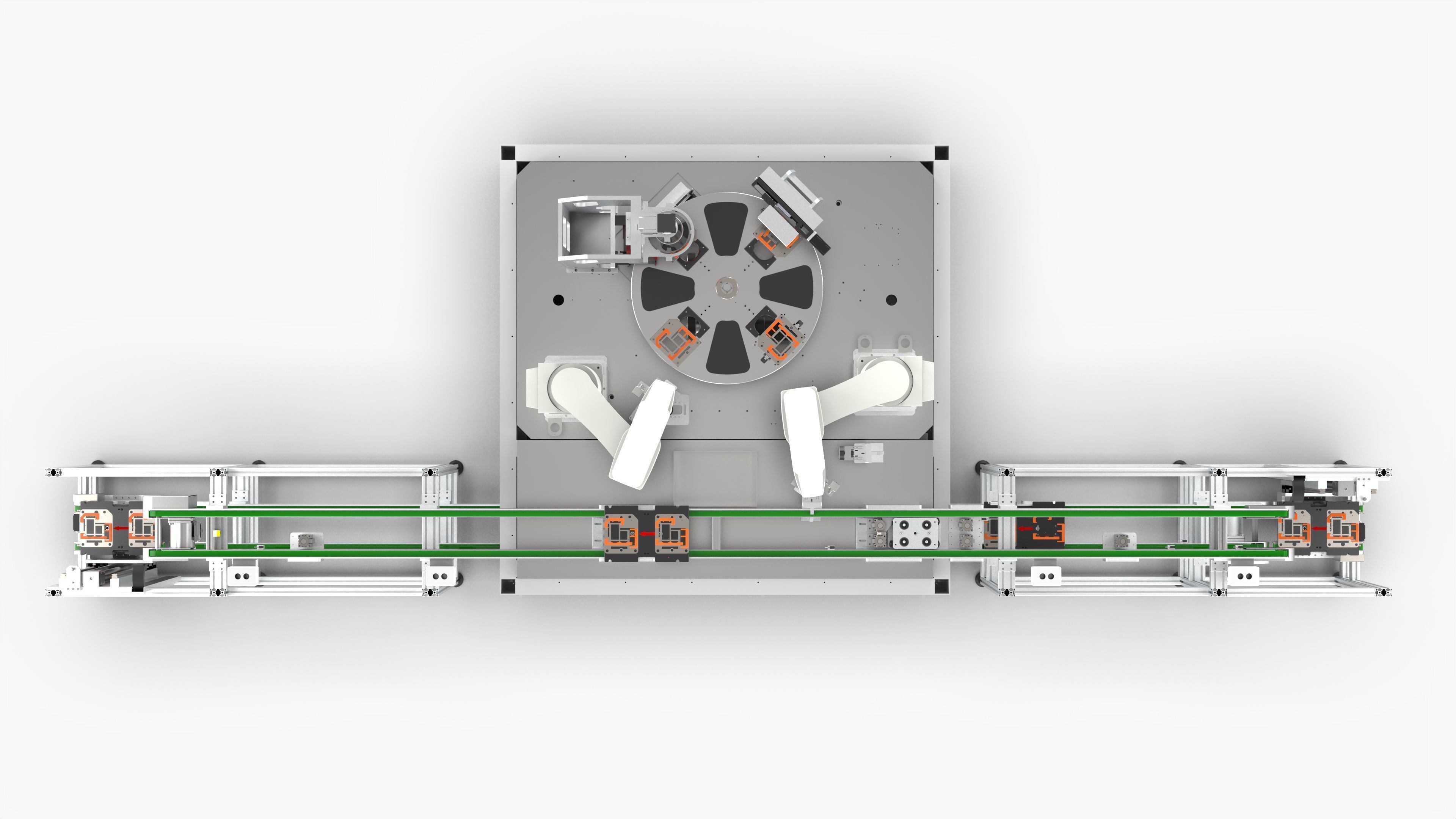 Automatic Mobile Phone Battery Testing Machine 3D model_11