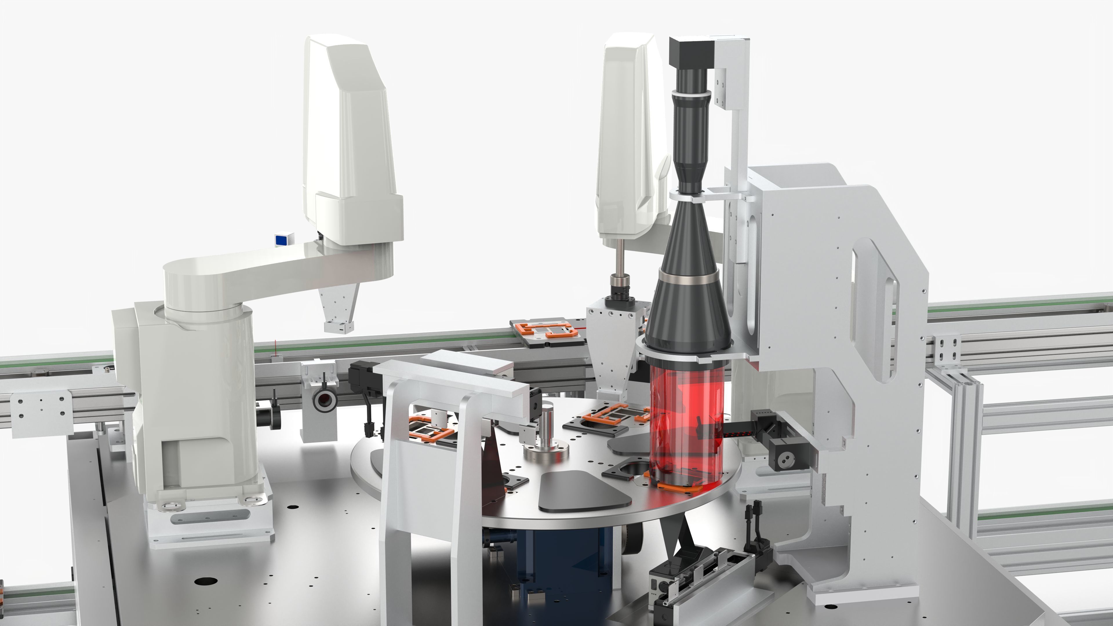 Automatic Mobile Phone Battery Testing Machine 3D model_13