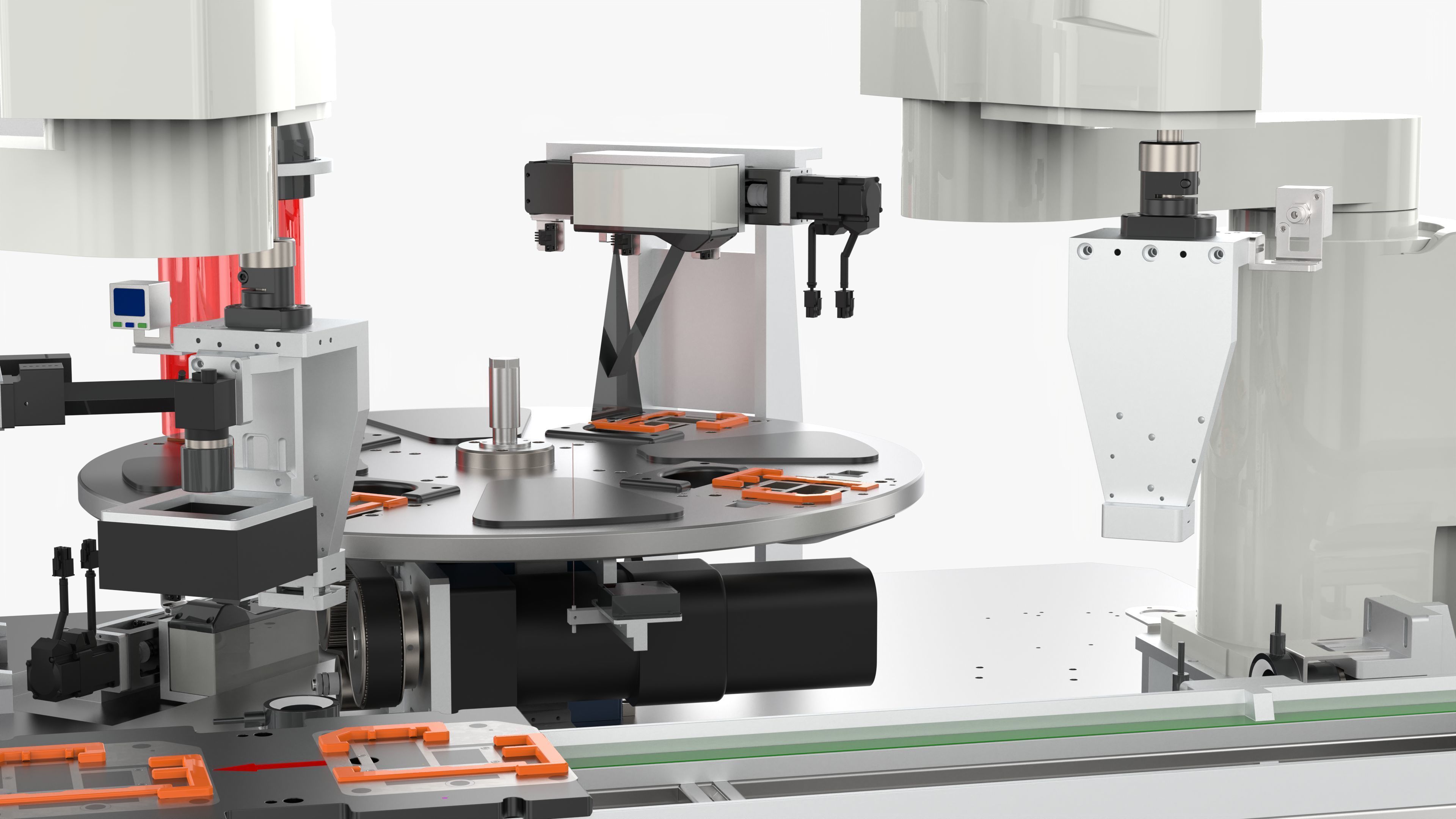 Automatic Mobile Phone Battery Testing Machine 3D model_14