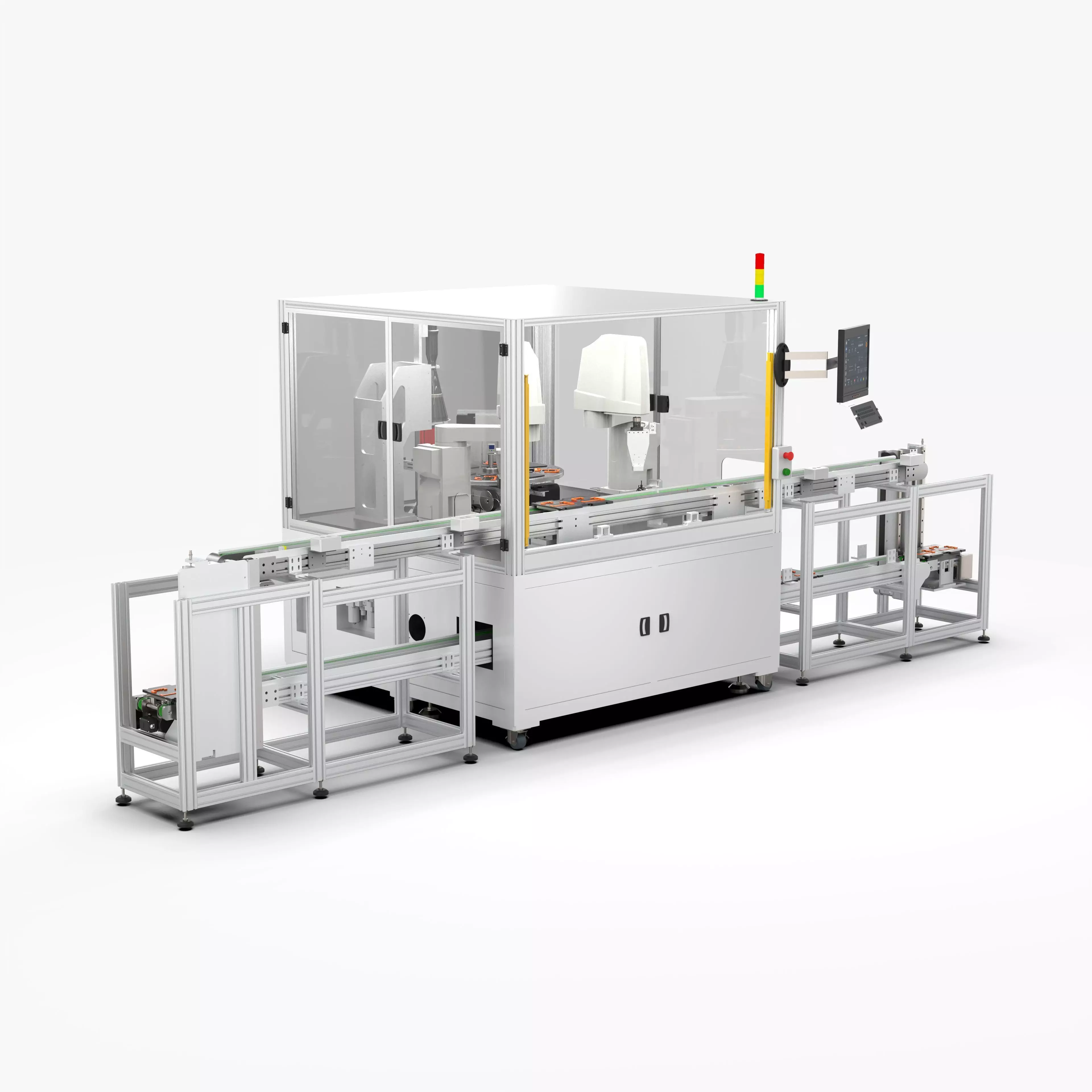 Automatic Mobile Phone Battery Testing Machine 3D model_0