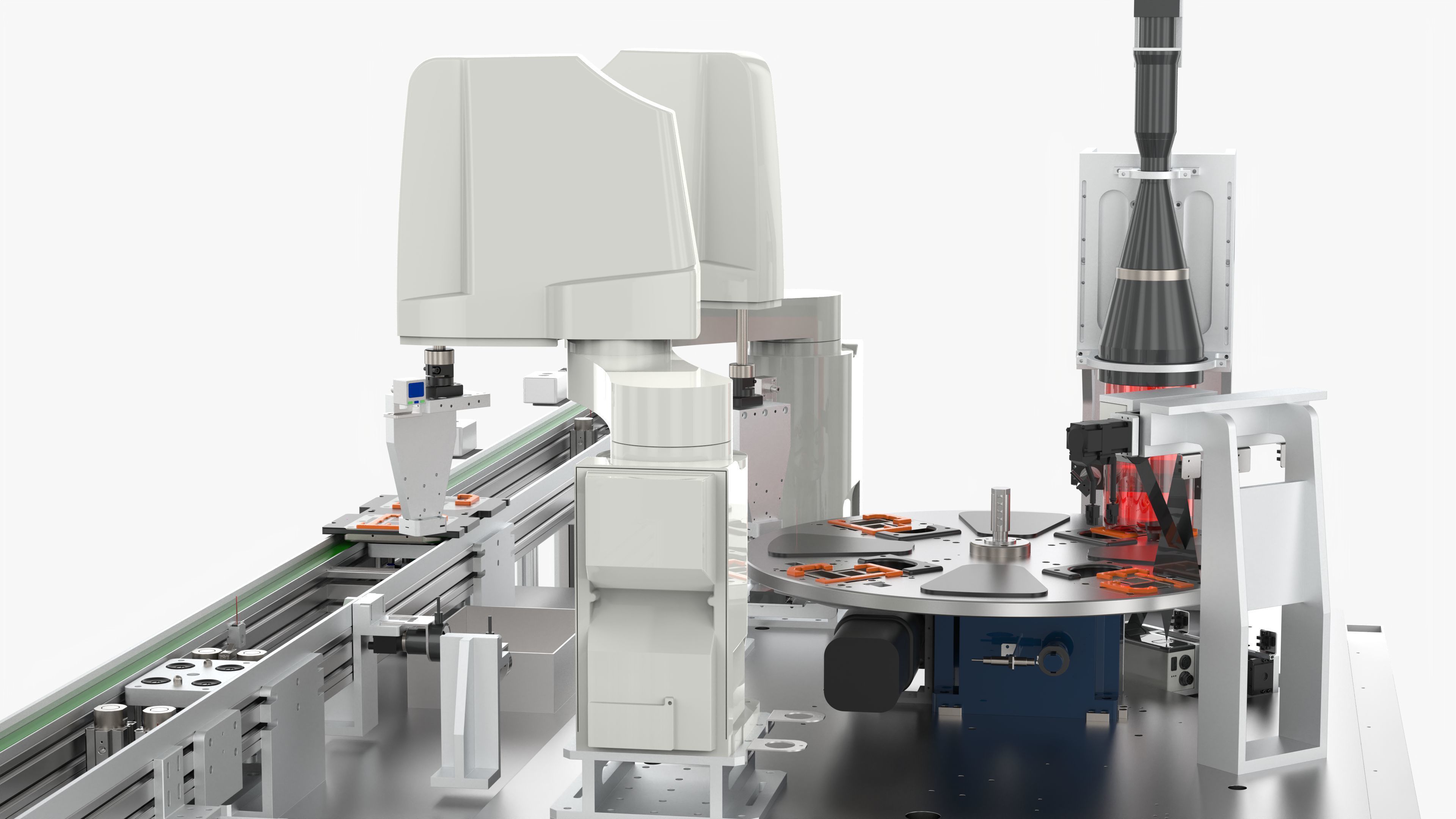 Automatic Mobile Phone Battery Testing Machine 3D model_15